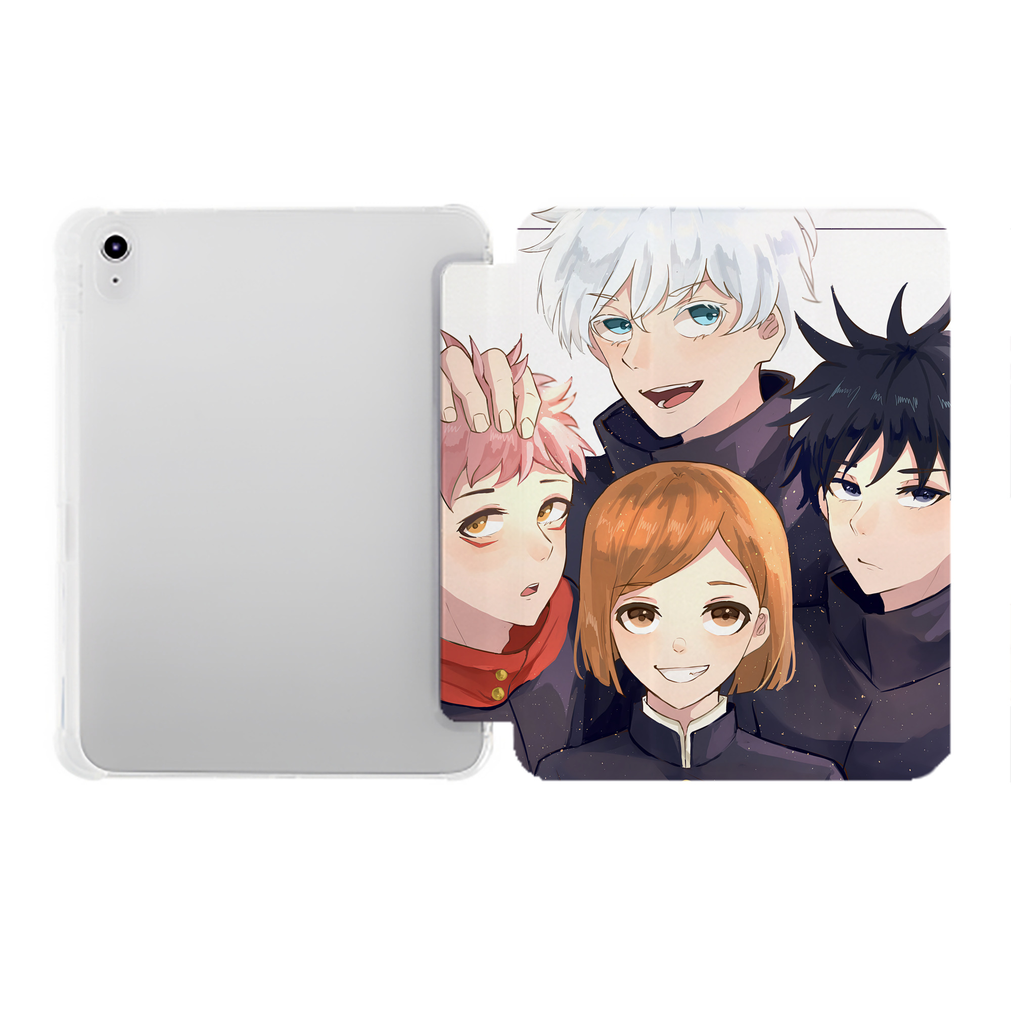 （画像用） SPY×FAMILY间谍家家酒 IPad ケース ペン収納付き 三つ折りスタンド PUレザー×シリコン 対応機種9.5/10.5/10.9インチ